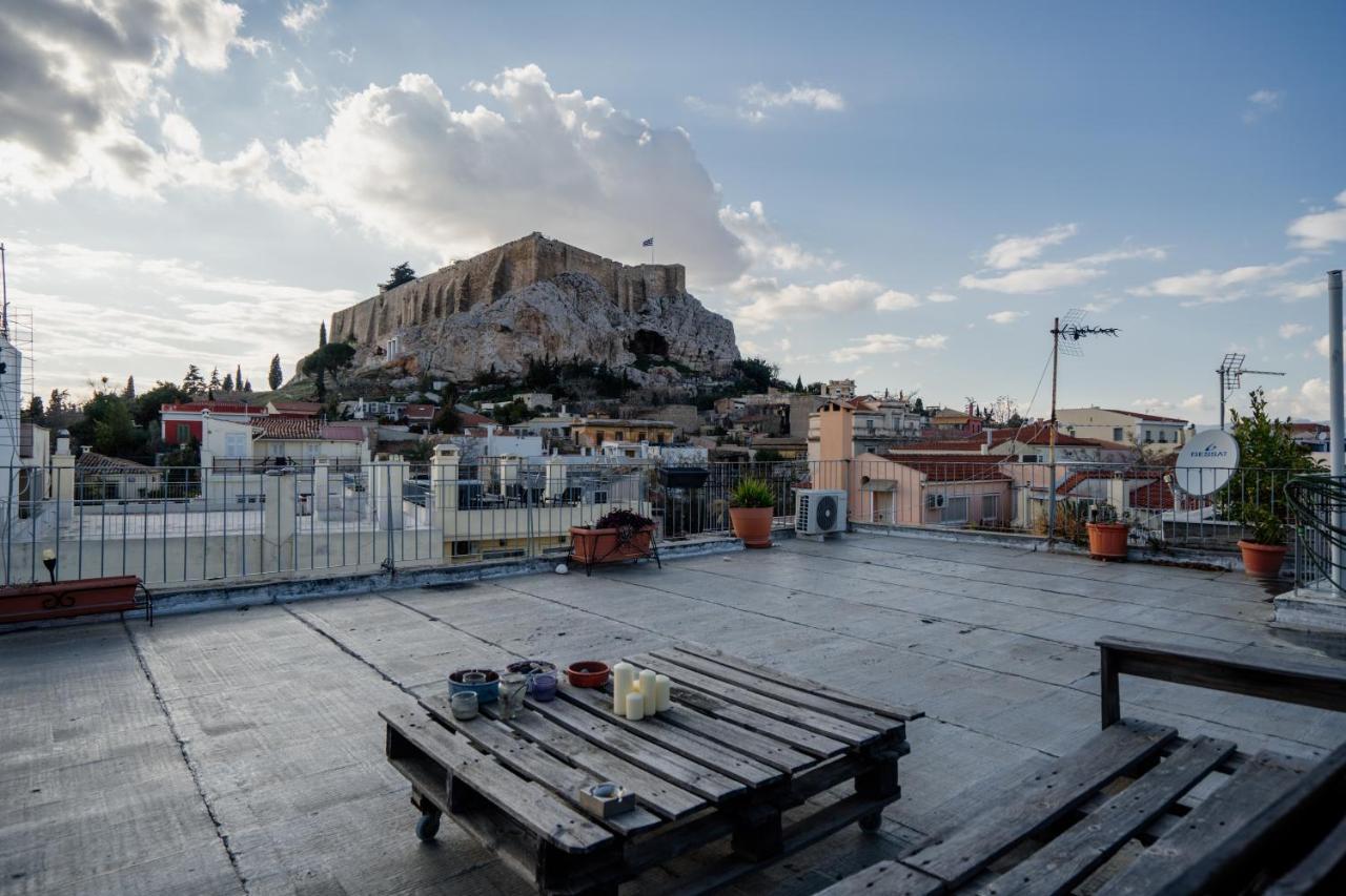 Plaka With Acropolis Rooftop View Access Ateny Zewnętrze zdjęcie